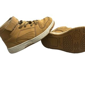 Puma Kids Brown High-Top Sneakers size 12